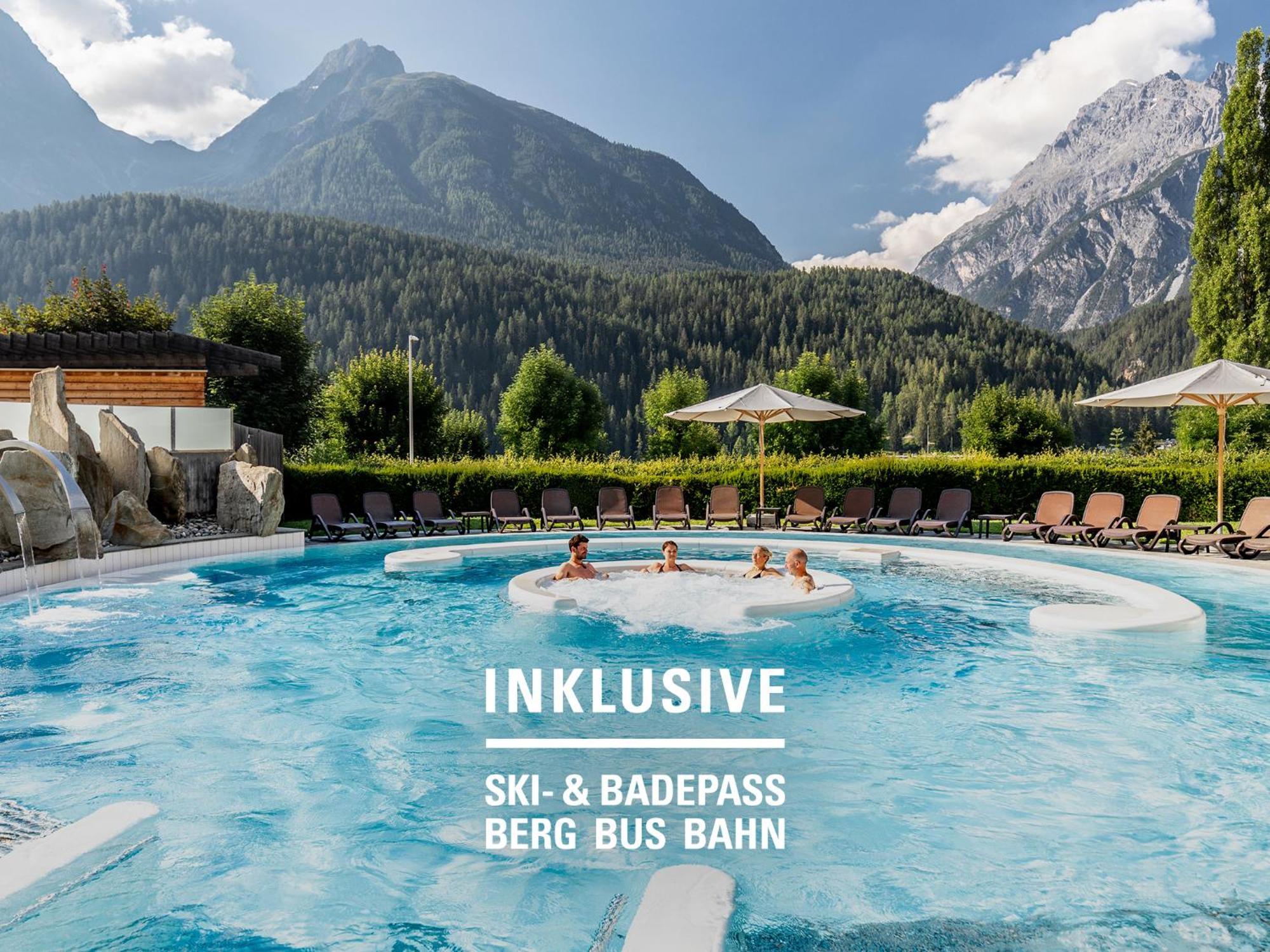 Hotel Belvedere Scuol Exterior foto